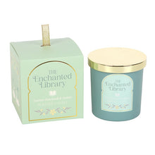 The Enchanted Library Leather, Patchouli & Amber Candle