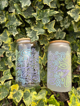 Rainbow Swan crazy Glass tumbler