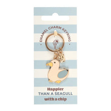 Seagull and Chips Keyring