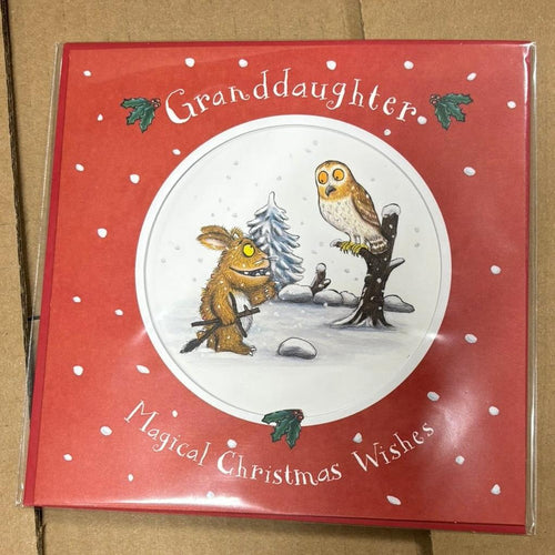 Gruffalo Christmas Card - Granddaughter