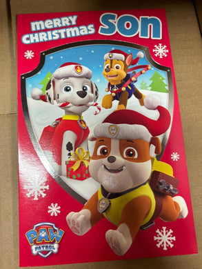 Paw Patrol - Son Christmas card