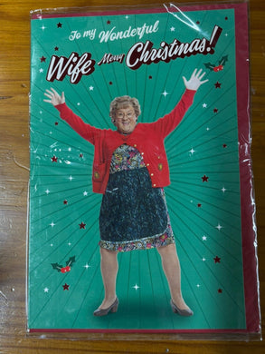 Mrs Browns Boys - Wife Christmas card