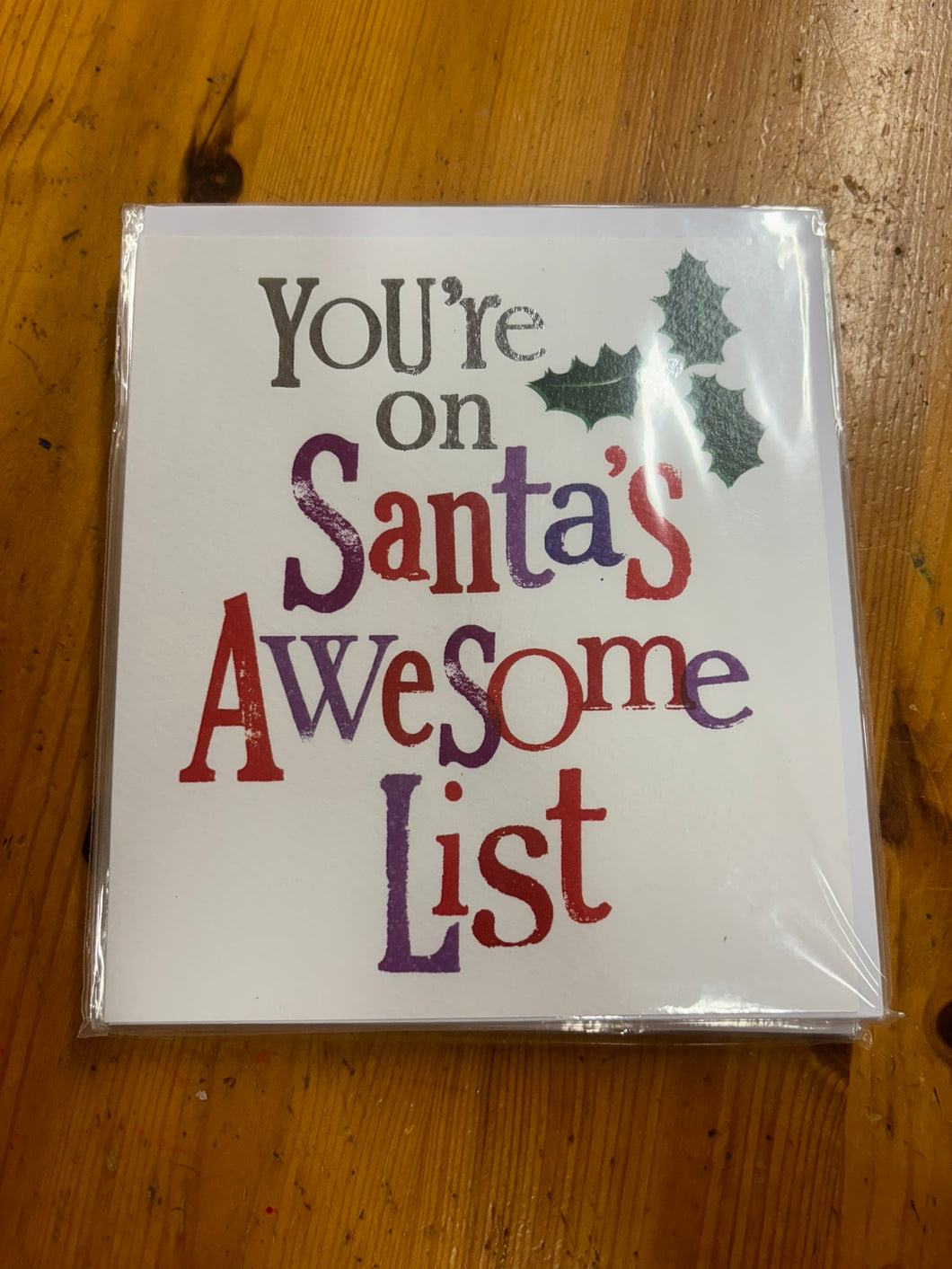Christmas card - Awesome list