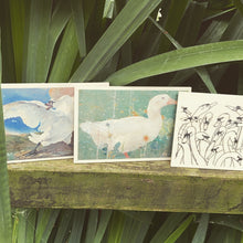 Swans Wooden Postcard
